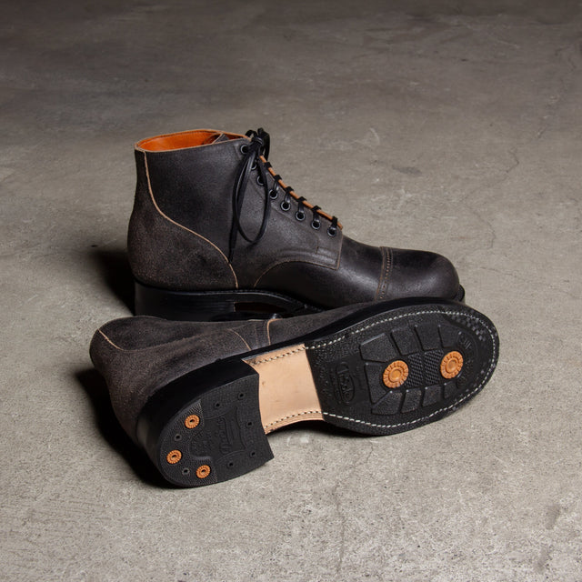 Service Boot® DCT - Black Washed Waxed Flesh - VIBERG