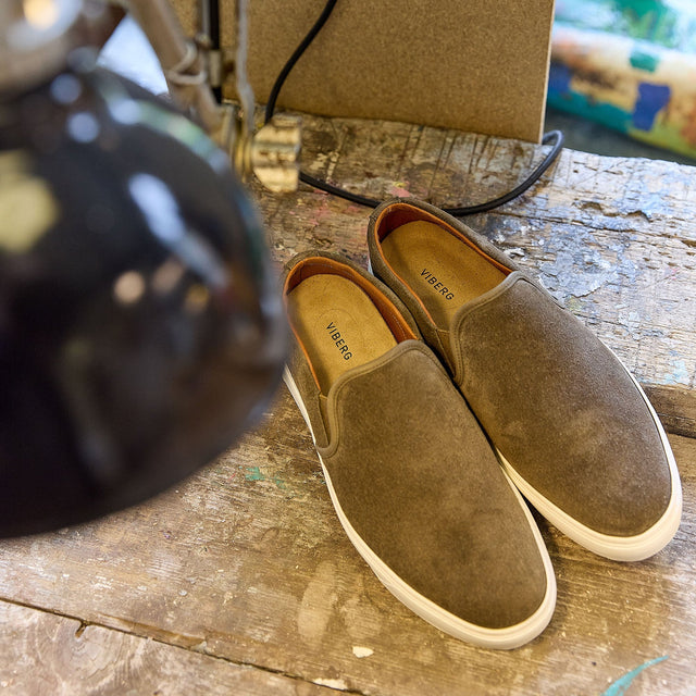 Slip On - Juniper Janus Calf Suede - VIBERG