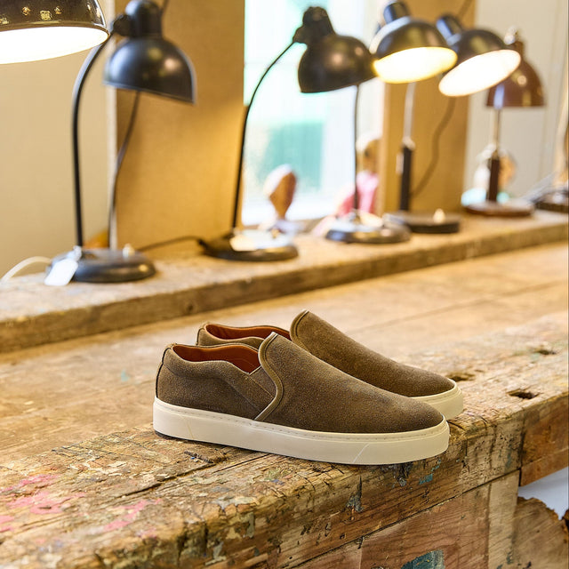 Slip On - Juniper Janus Calf Suede - VIBERG