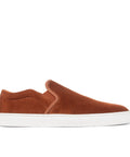 Slip On - Polo Brown Janus Calf Suede - VIBERG