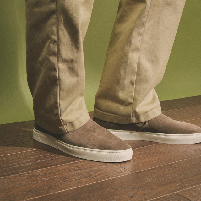 Slip On - Smog Janus Calf Suede - VIBERG