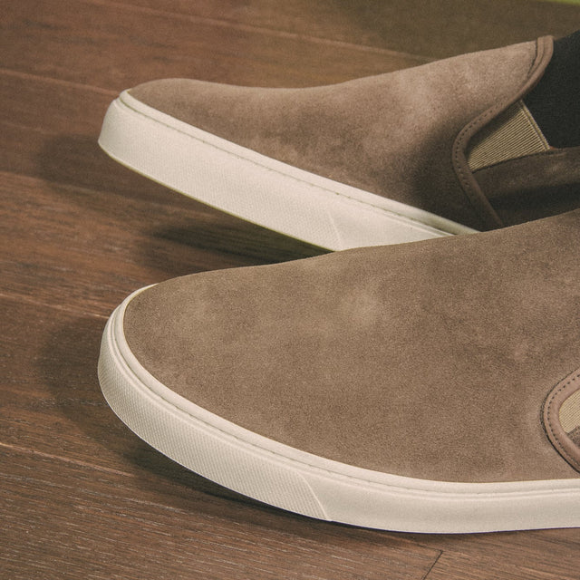 Slip On - Smog Janus Calf Suede - VIBERG