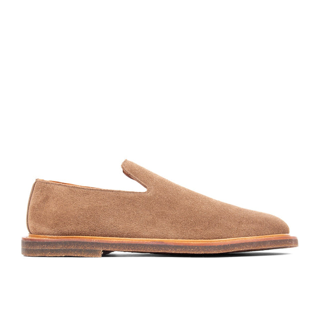 Slipper - Bison Janus Calf Suede - VIBERG
