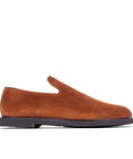 Slipper - Polo Brown Janus Calf Suede - VIBERG