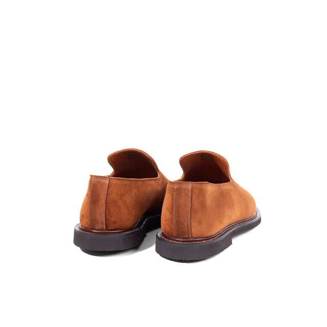 Slipper - Polo Brown Janus Calf Suede - VIBERG