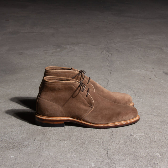 Uplands - Bison Janus Calf Suede - VIBERG