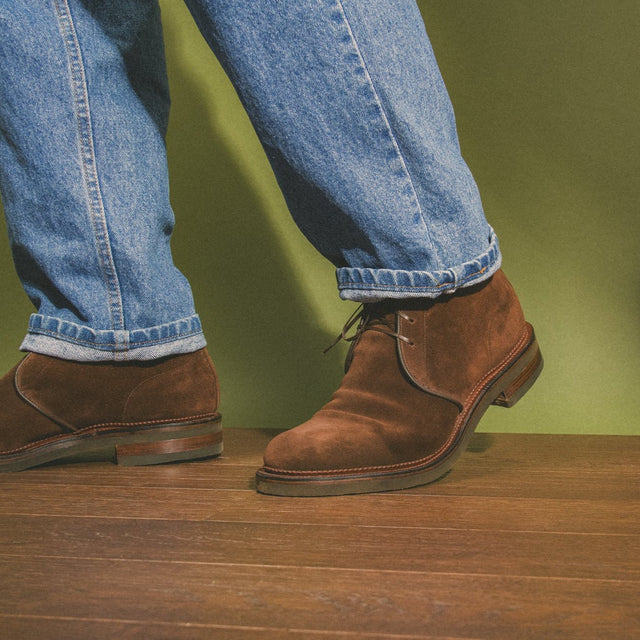 Uplands Boot - Sepia Janus Calf Suede - VIBERG