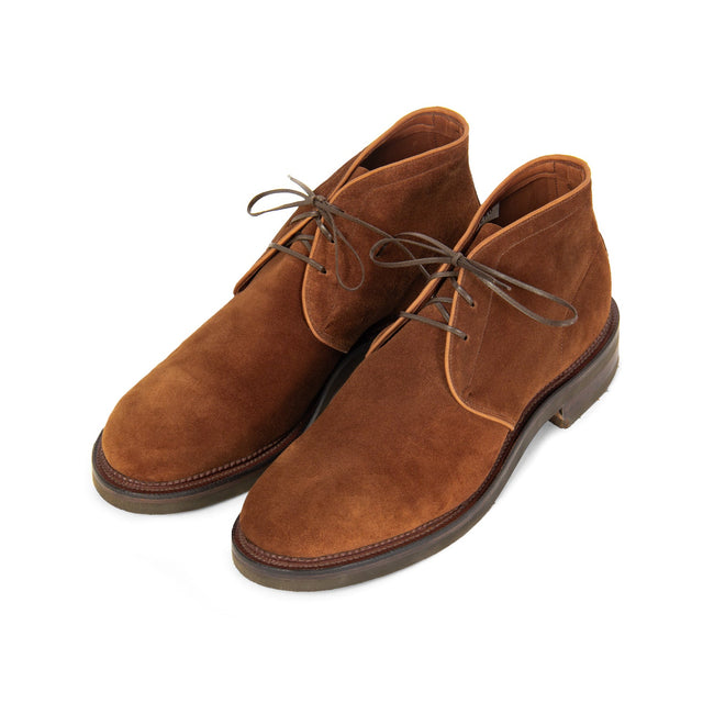 Uplands - Chestnut Janus Calf Suede - VIBERG