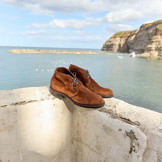 Uplands - Polo Brown Janus Calf Suede - VIBERG