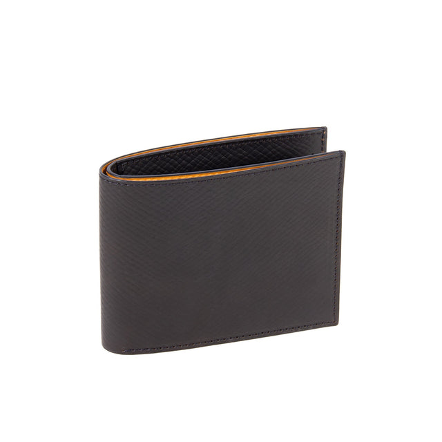 Viberg Billfold - Dark Cognac Hatchgrain Shell Cordovan - VIBERG