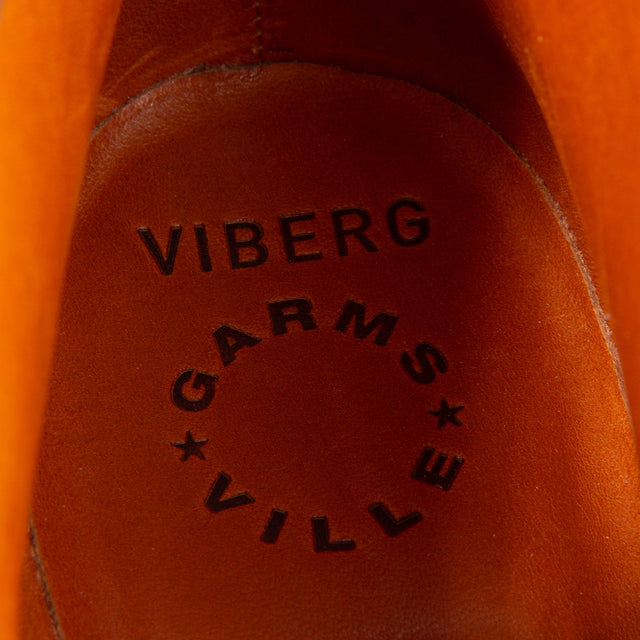Viberg x Garmsville Brogue Navvy Boot™ in Peanut Papillon - VIBERG